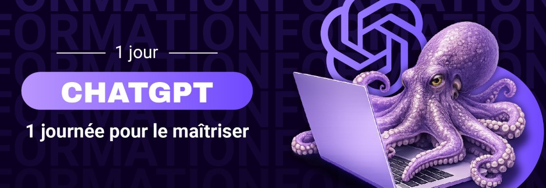 Illustration d'une formation ChatGPT pour les usages professionnels du quotidien.