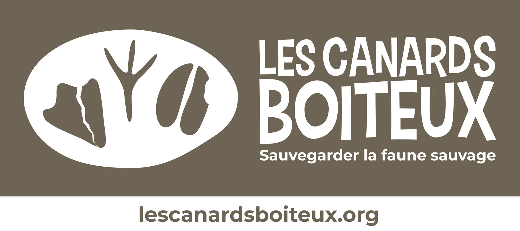 Test de banderole réalisé pendant les recherches graphiques des Canards Boiteux