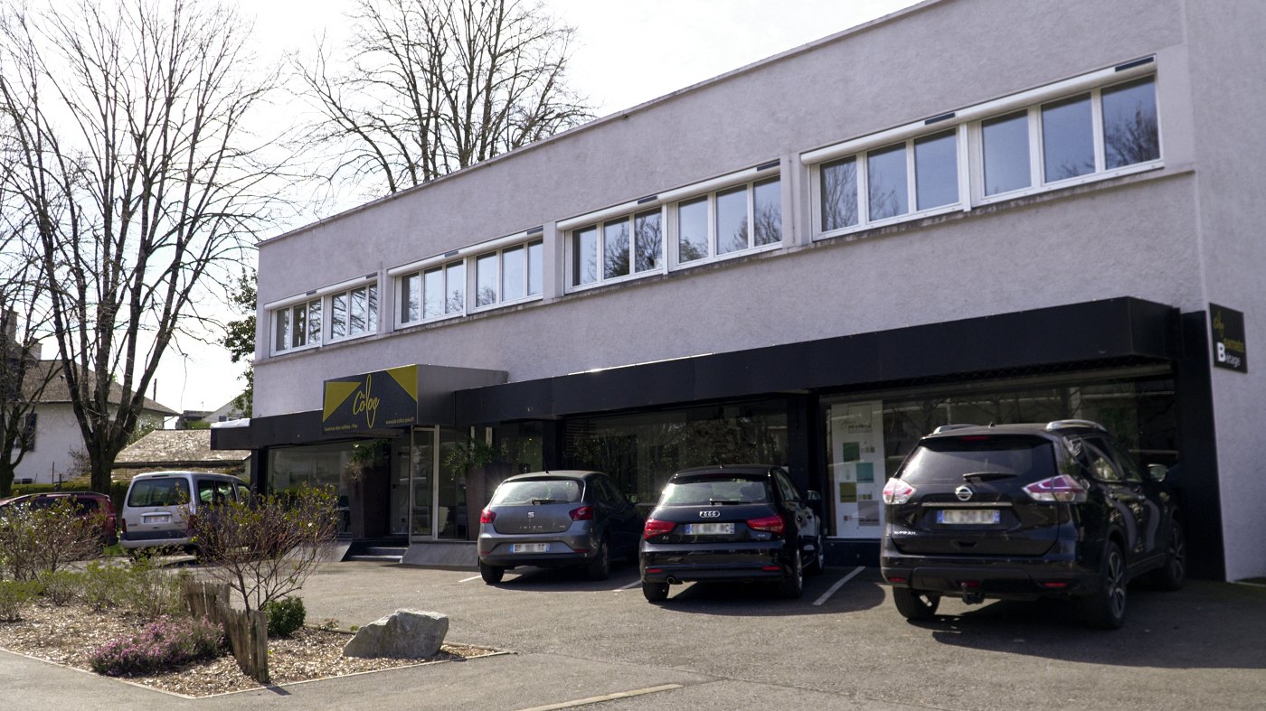 Devanture de La Coloc coworking à Pau